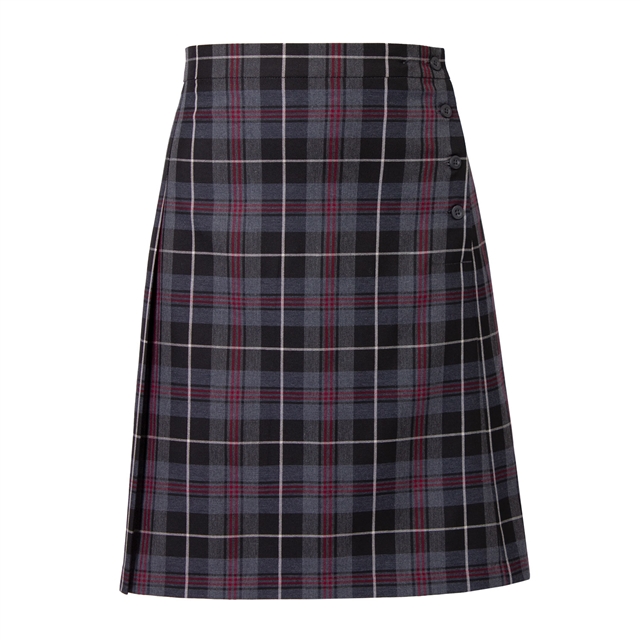 Hethersett Academy Tartan Knife Pleat Skirt