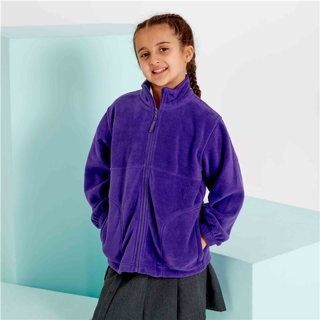Purple Polar Fleece Jacket