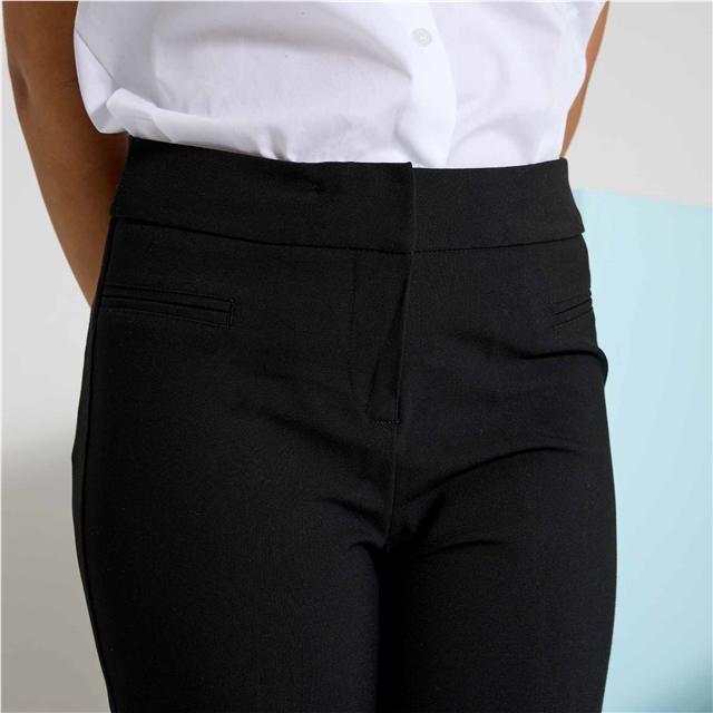 Girls Straight Leg  School Trousers