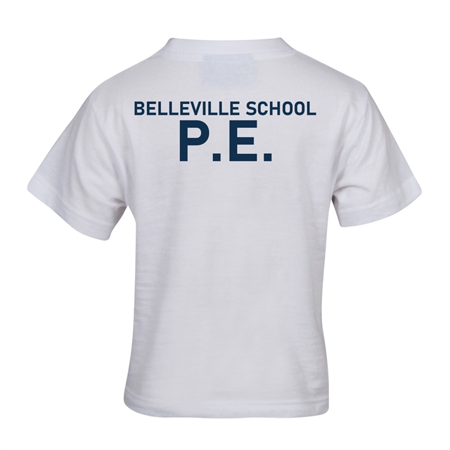 Belleville Primary School Cotton PE T-Shirt - Forthbridge House (White)