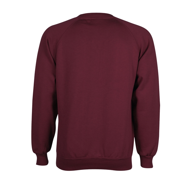 Maroon V-Neck School Sweatshirt
