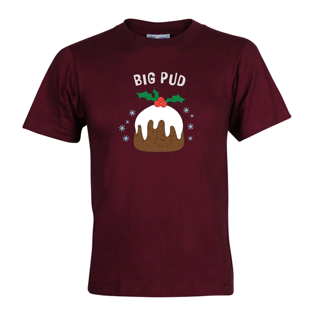 Big Pud Christmas T-Shirt - Adult