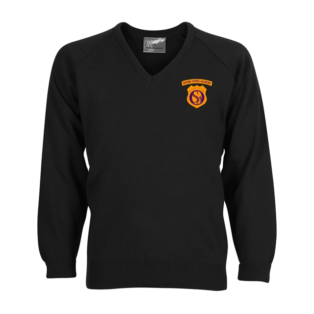 Oxford Spires Academy V-Neck Jumper - Years 10-11