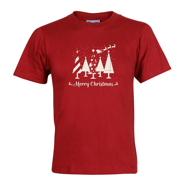 Merry Christmas Trees T-Shirt - Adult