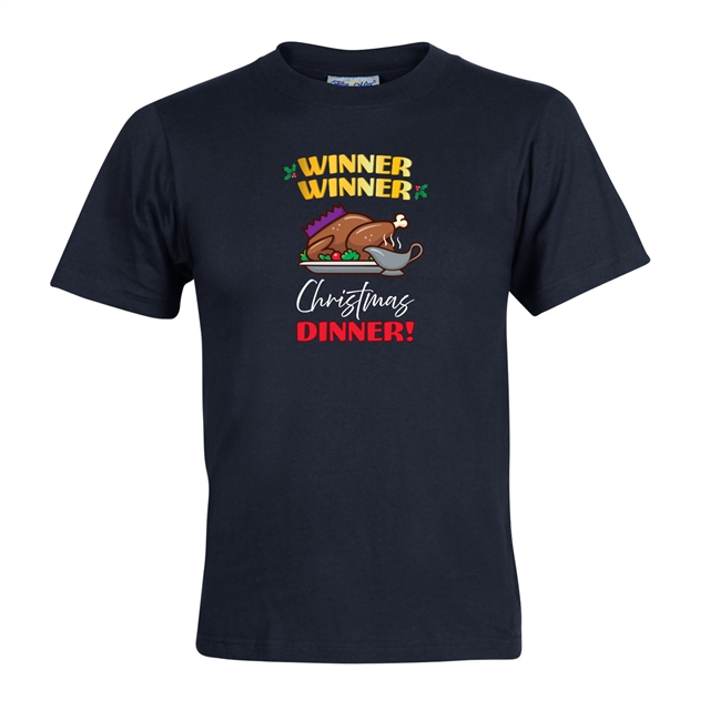 Winner Winner Christmas Dinner T-Shirt - Adult