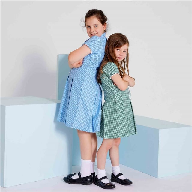 Gingham School Summer Dress