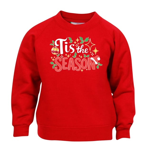 Tis The Season Christmas Sweatshirt - Child
