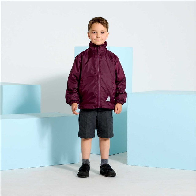 Maroon Showerproof School Coat