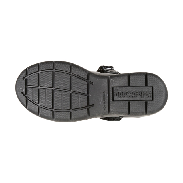Junior Girls Black Patent Mary Jane Shoes