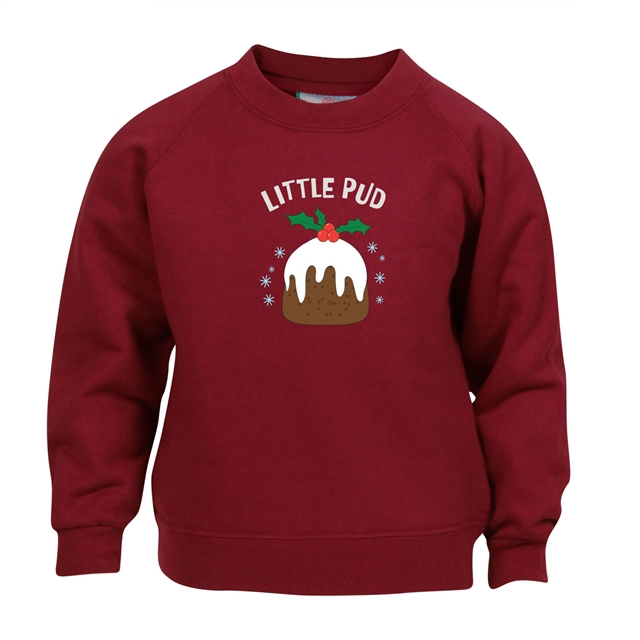 Little Pud Christmas Sweatshirt - Child
