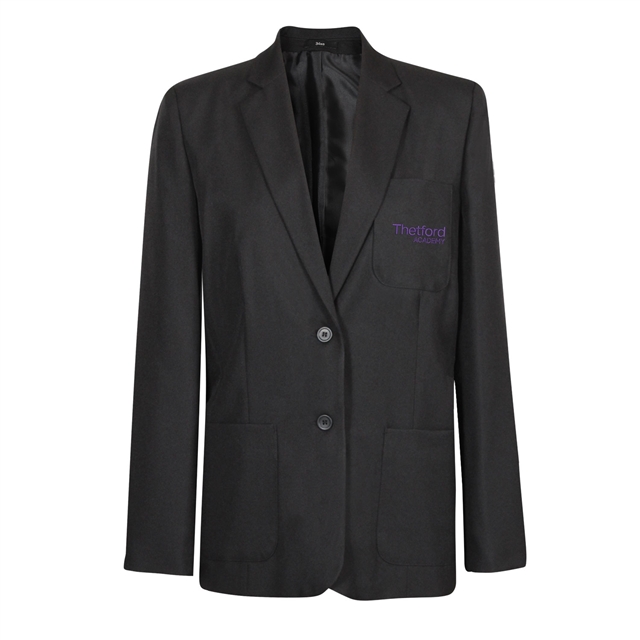 Thetford Academy Girls Blazer OLD LOGO