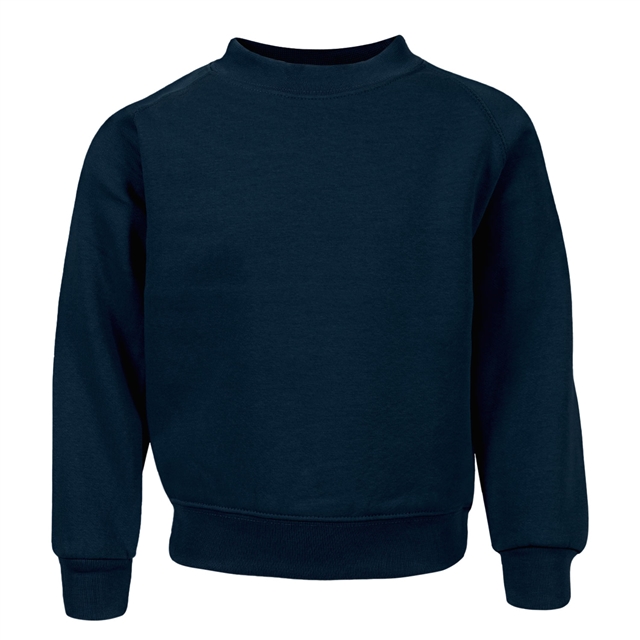 Navy Cotton Rich School Sweatshirt