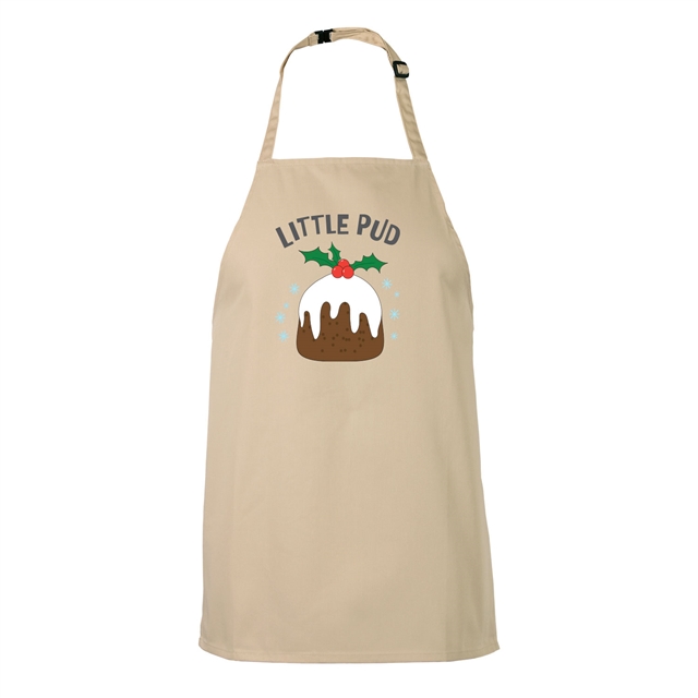 Little Pud Christmas Apron - Child