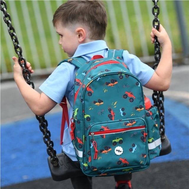 Eco Friendly Monster Truck Kids Backpack