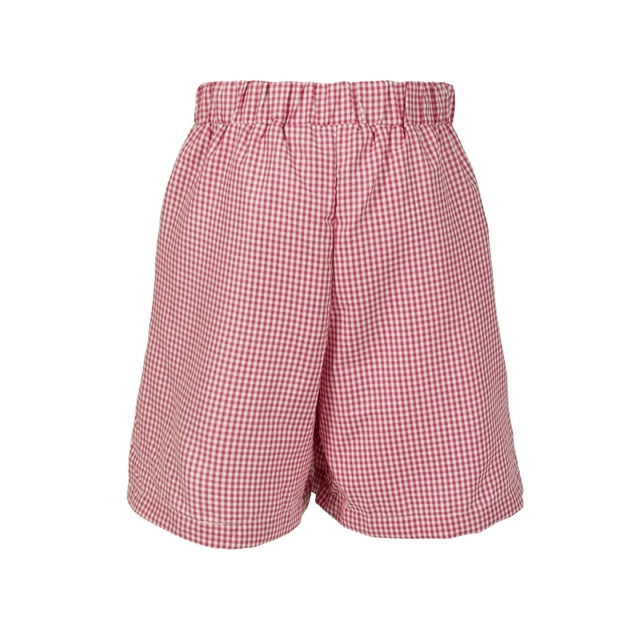 Gingham School Shorts