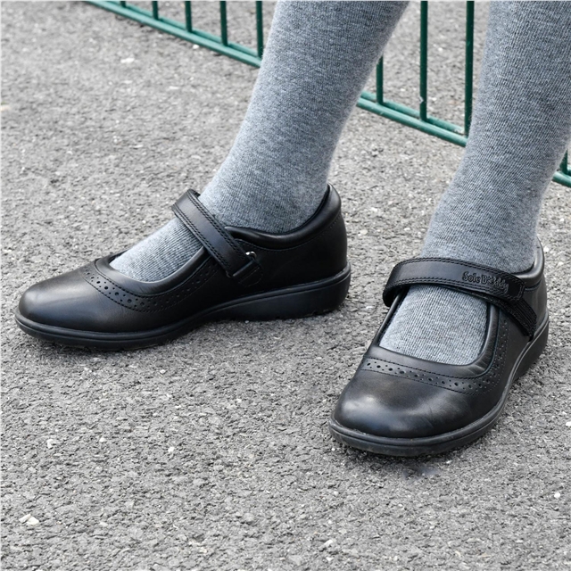 Junior Girls Leather School Shoes