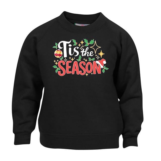 Tis The Season Christmas Sweatshirt - Child