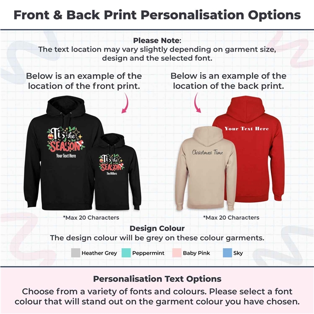 Tis The Season Christmas Hoodie - Adult