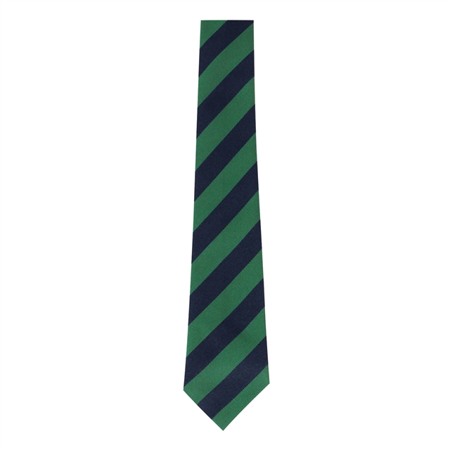 Navy Emerald Broad Stripe Tie