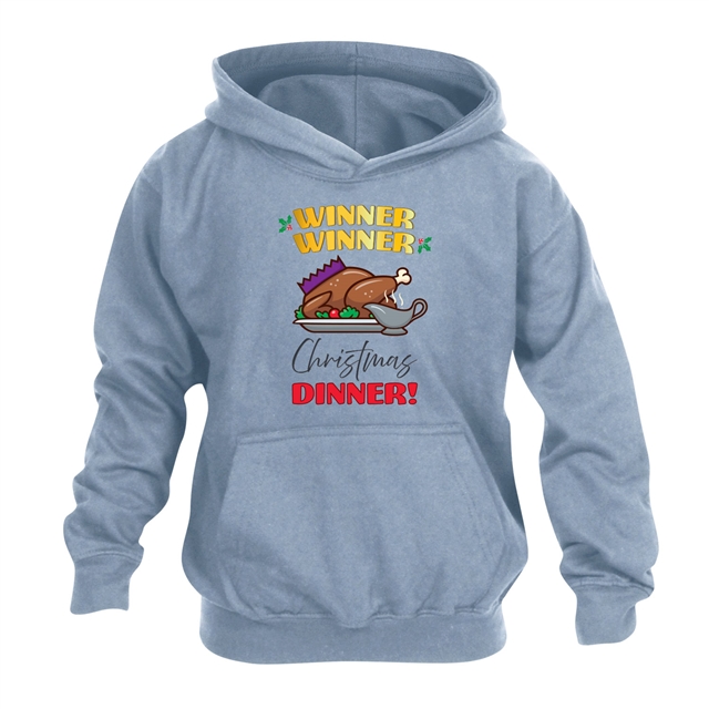 Winner Winner Christmas Dinner Hoodie - Child