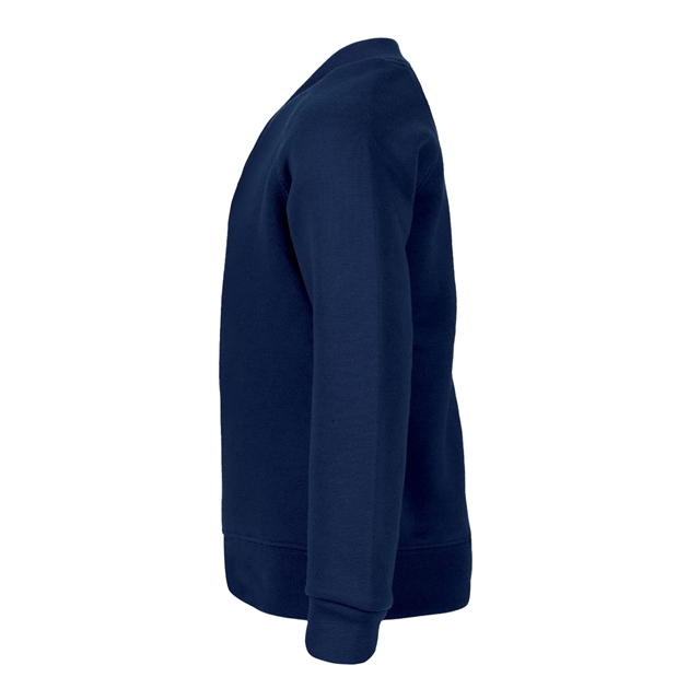 Cotton Rich Navy V-Neck Sweatshirt