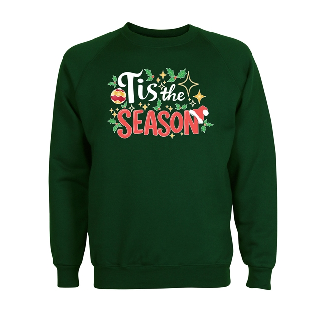 Tis The Season Christmas Sweatshirt - Adult