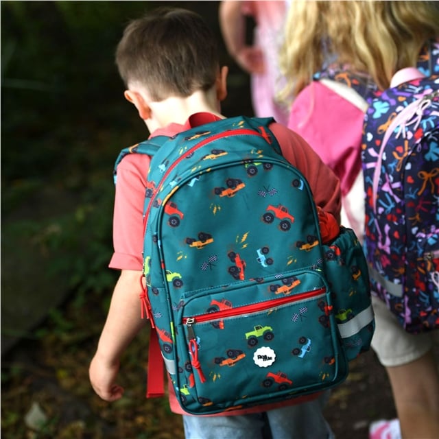 Eco Friendly Monster Truck Kids Backpack