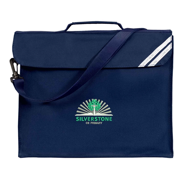 Silverstone C of E Primary School Book Bag with Strap