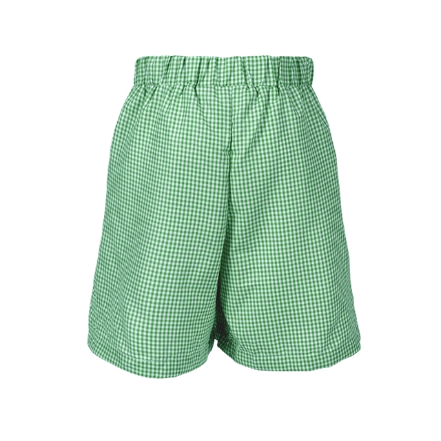 Gingham School Shorts