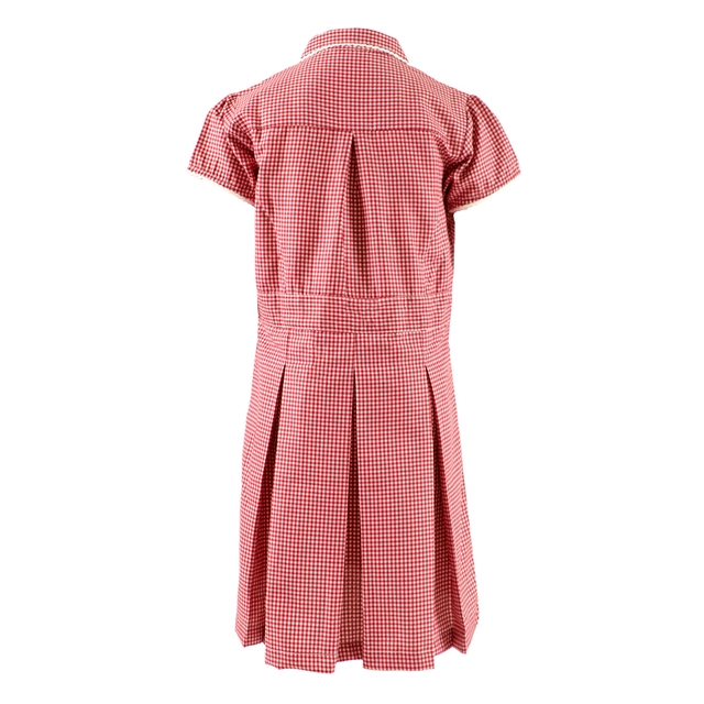 Red Gingham School Summer Dress