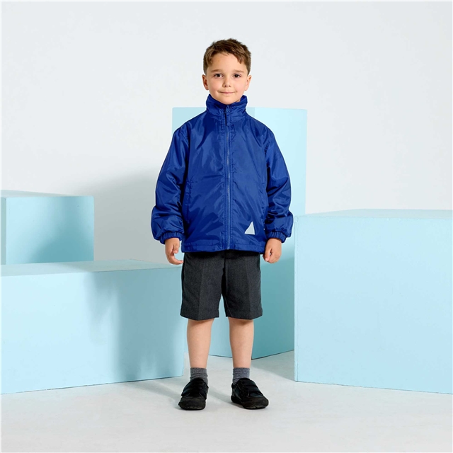 Royal Blue Showerproof School Coat
