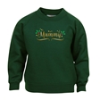Personalised Metallic Name & Holly Christmas Sweatshirt - Child