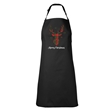 Tartan Reindeer Christmas Apron - Adult