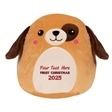 Personalisable First Christmas Dog Soft Toy