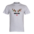 Reindeer Antlers Personalised Christmas T-Shirt - Child