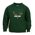 Reindeer Antlers Personalised Christmas Sweatshirt - Child