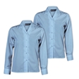 Long Sleeve Revere Blouse - Twin Pack