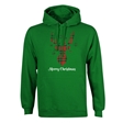Tartan Reindeer Christmas Hoodie - Adult