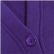 Purple Sweatshirt Cardigan