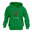 Tartan Reindeer Christmas Hoodie - Child