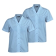 Short Sleeve Revere Blouse - Twin Pack