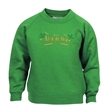 Personalised Metallic Name & Holly Christmas Sweatshirt - Child