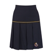 Joyce Frankland Academy Pleated Skirt with Piping
