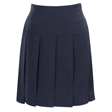 Navy Junior Pleated School Skirt