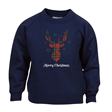 Tartan Reindeer Christmas Sweatshirt - Child