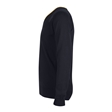 Backwell Secondary School V-Neck Jumper with Stripe - Quantock (Navy/Amber)