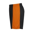 Black Orange Unisex Sports Shorts
