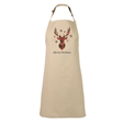 Tartan Reindeer Christmas Apron - Adult