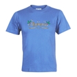 Personalised Metallic Name & Holly Christmas T-Shirt - Adult