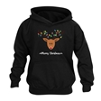 Reindeer Fairy Lights Christmas Hoodie - Child